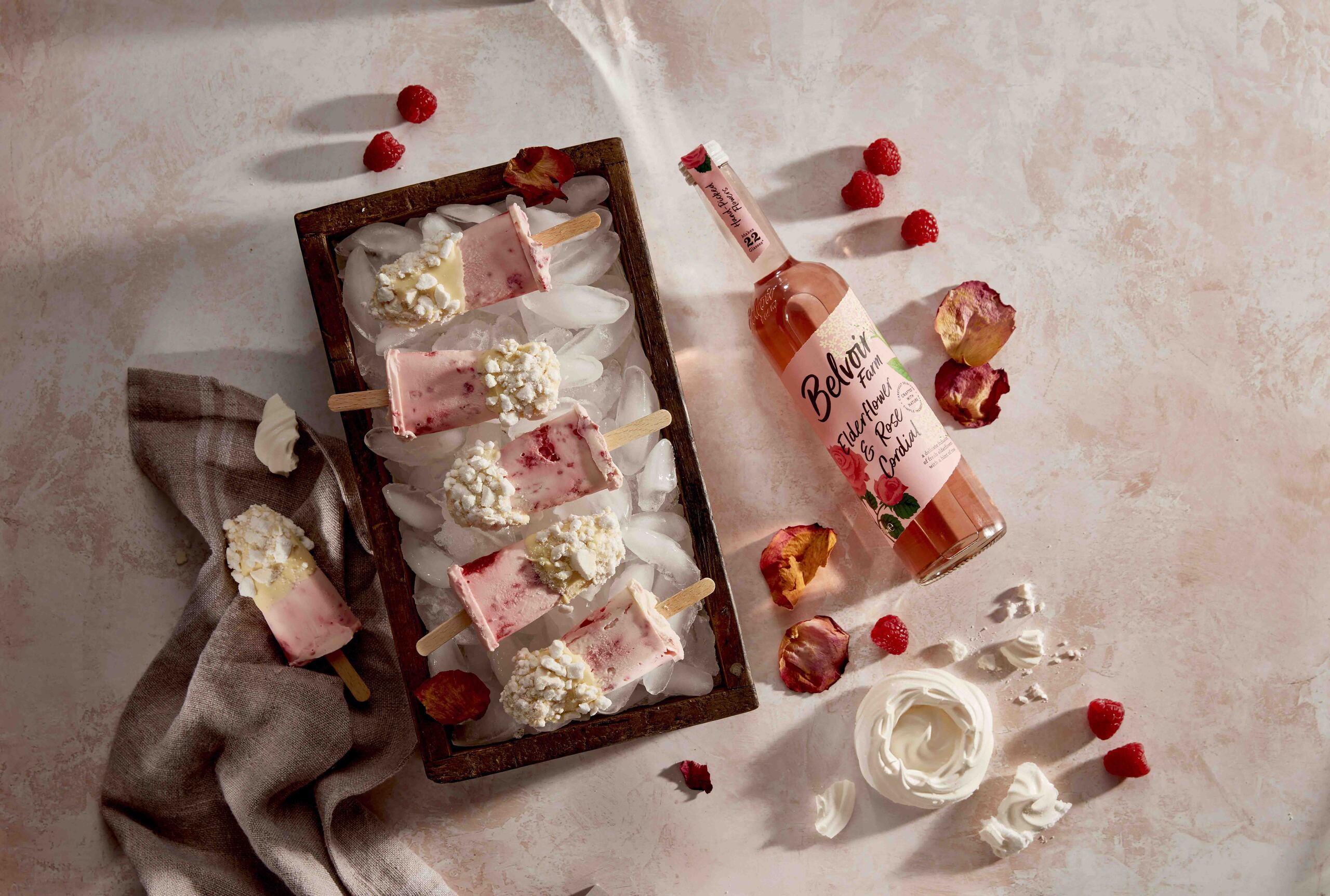 Rose Eton Mess Lollies