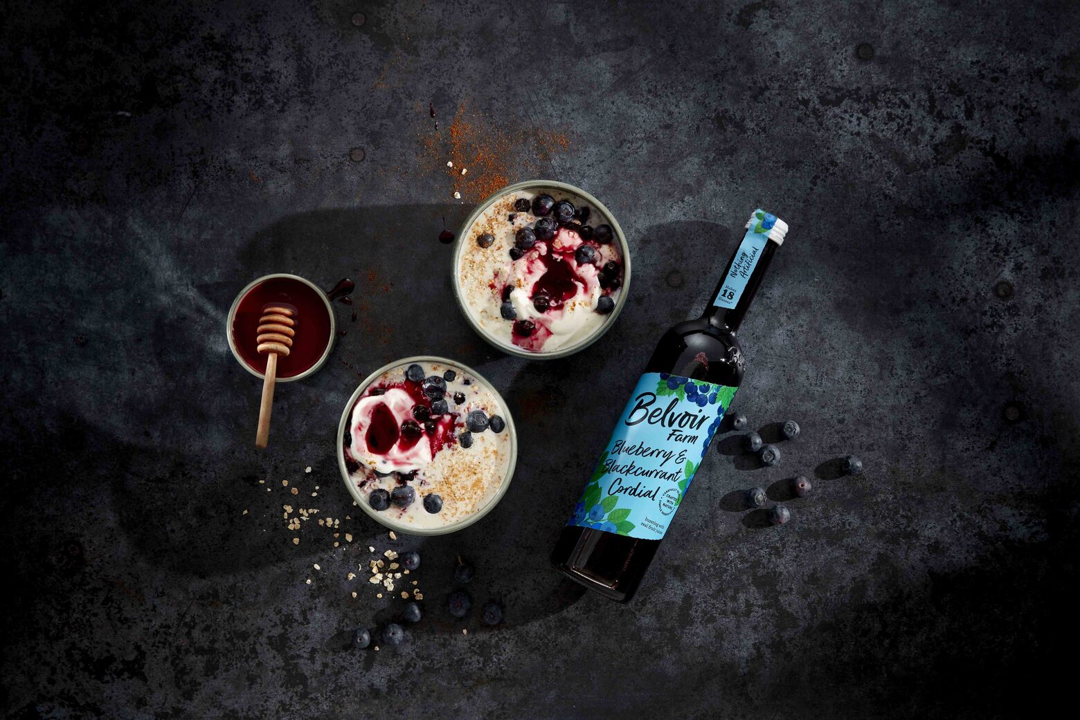 Blueberry & Blackcurrant Overnight Oats