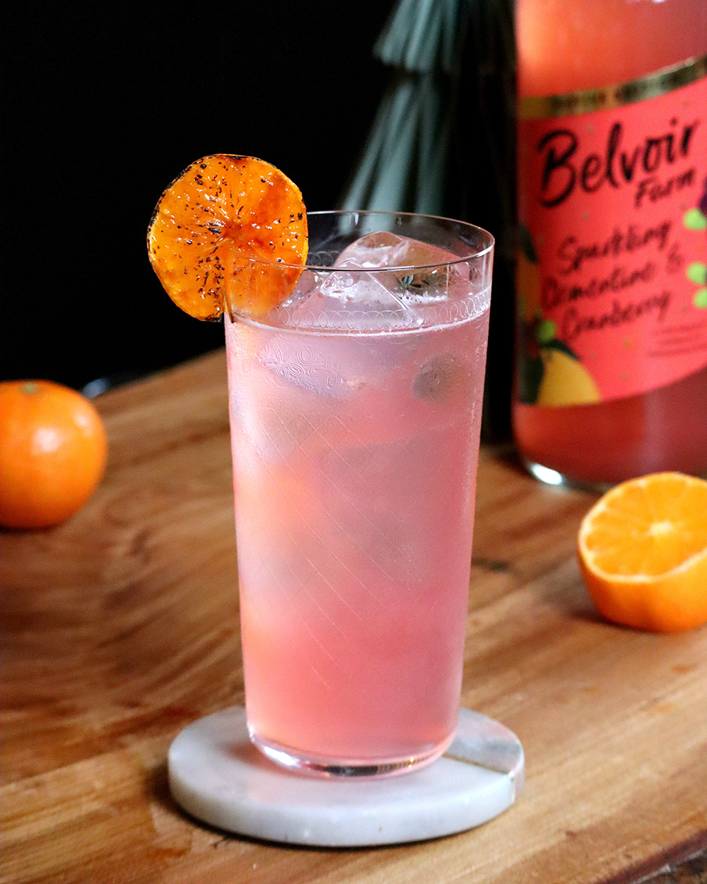 Clementine and Cranberry Collins