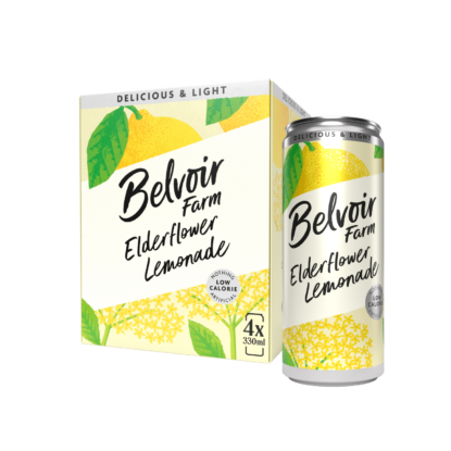 Delicious & Light Sparkling Elderflower 330ml 4 pack