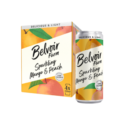 Belvoir Farm Delicious & Light Sparkling Mango & Peach
