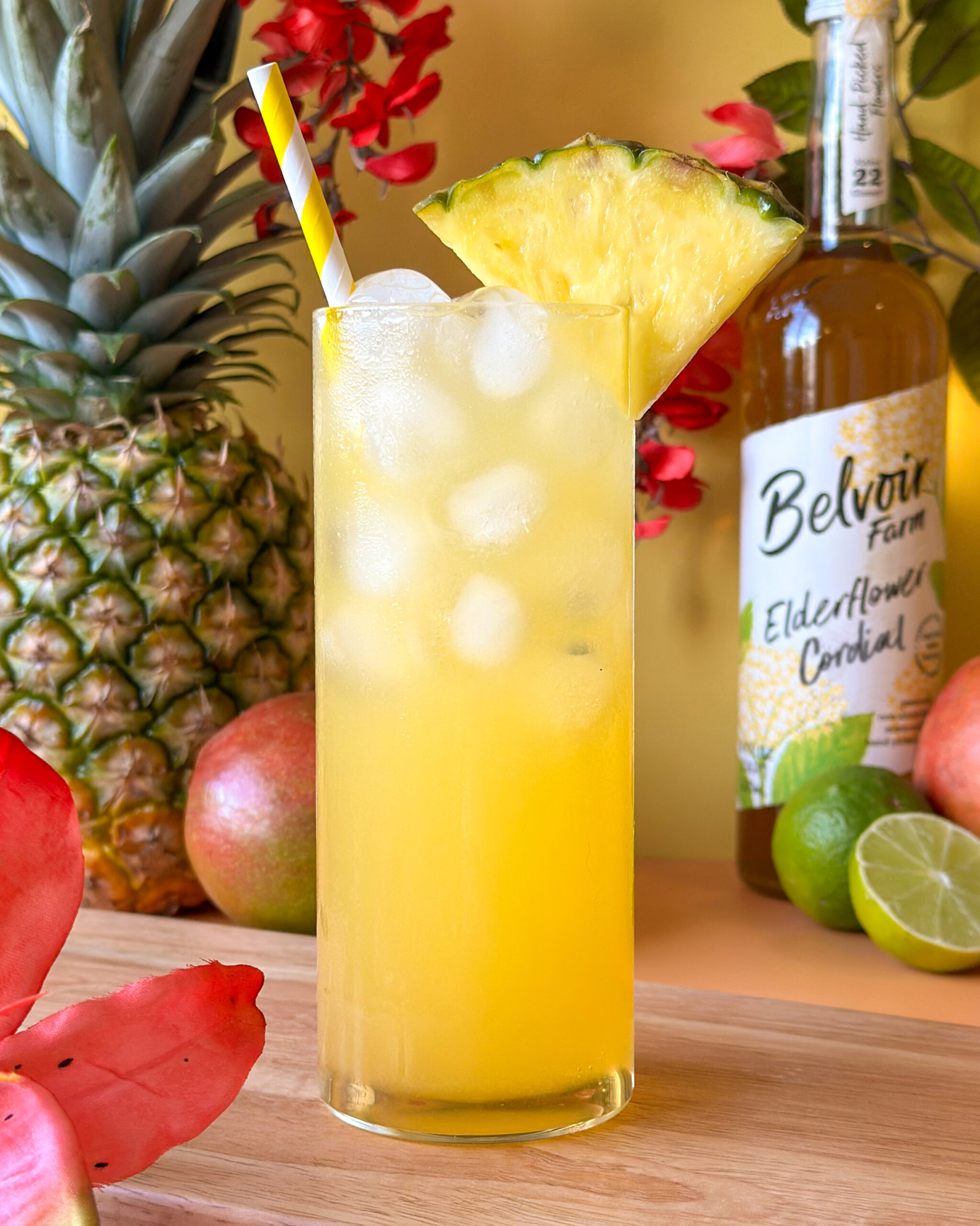 White Lotus Tropical Punch Cocktail