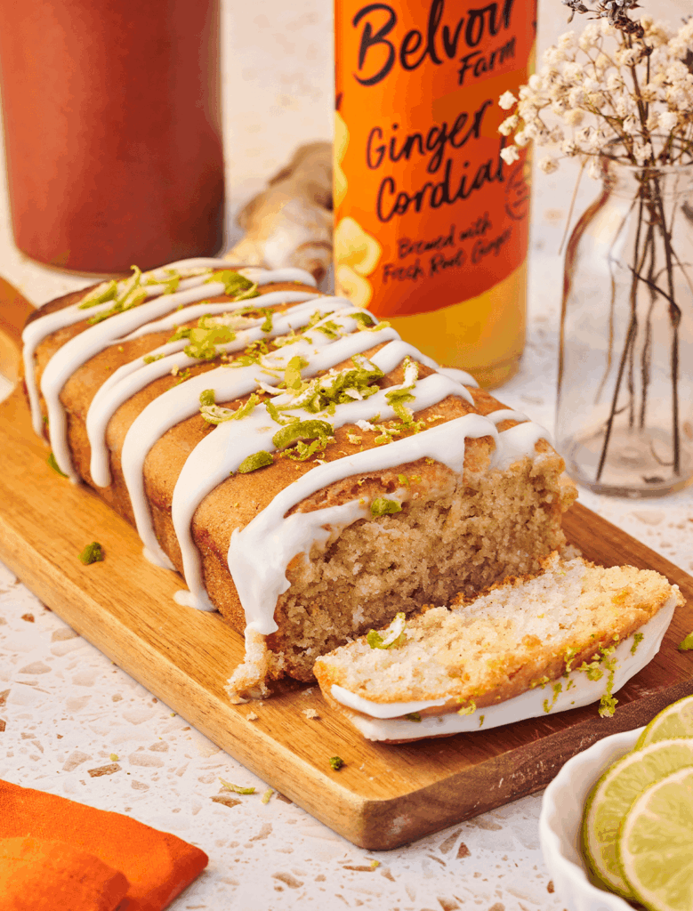 Vegan Lime and Ginger Drizzle Cake