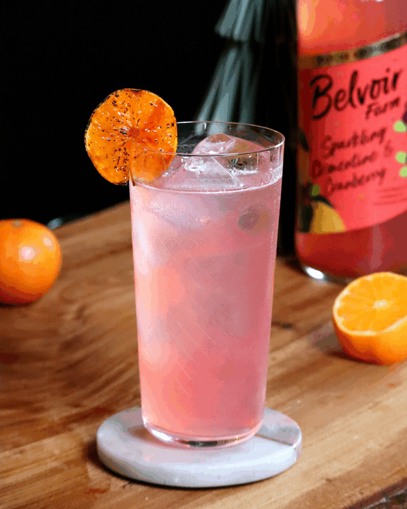 Clementine and Cranberry Collins