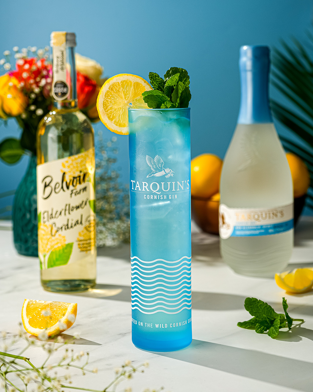 Elderflower Gin Fizz Mocktail