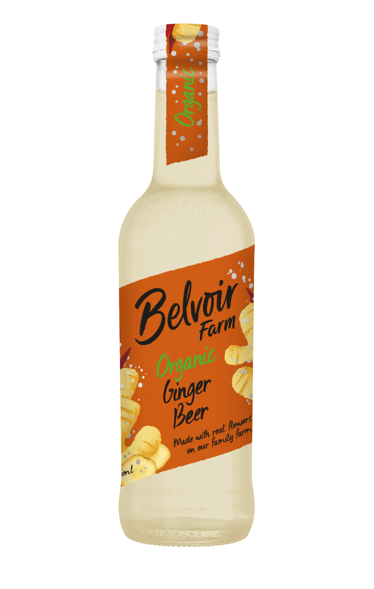 belvoir farm organic ginger beer 275ml