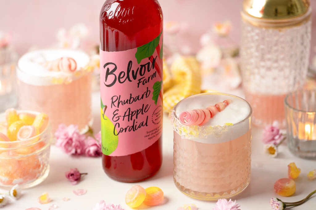 Rhubarb & Custard Vodka Sour